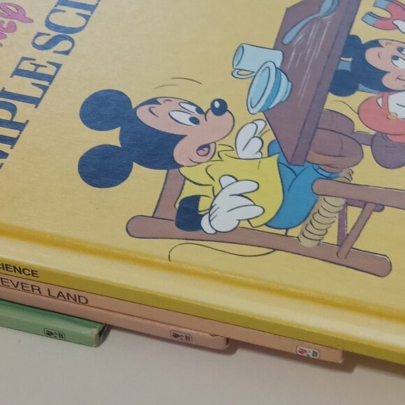 VTG Walt Disney Fun-To-Learn Library Volume Set 1983 Bantam Books Lot of 8 - Picture 5 of 13